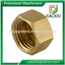 best sale competitive price customized 1/2 inch yellow brass color forged cw617n brass metal nut